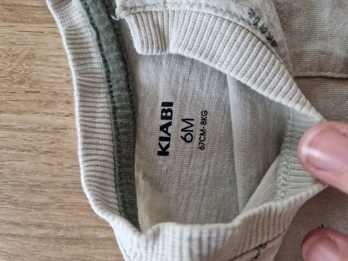 T-shirt Manches Longues Gris Clair Motif All-Over 'Powerful' Kiabi - 6 mois - photo numéro 2