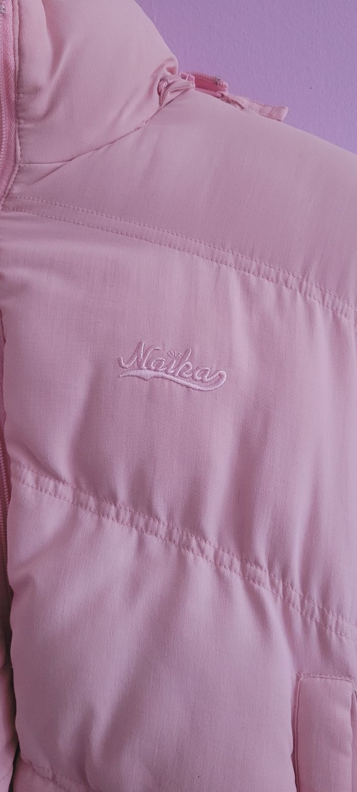 Doudoune rose clair avec capuche - photo numéro 3