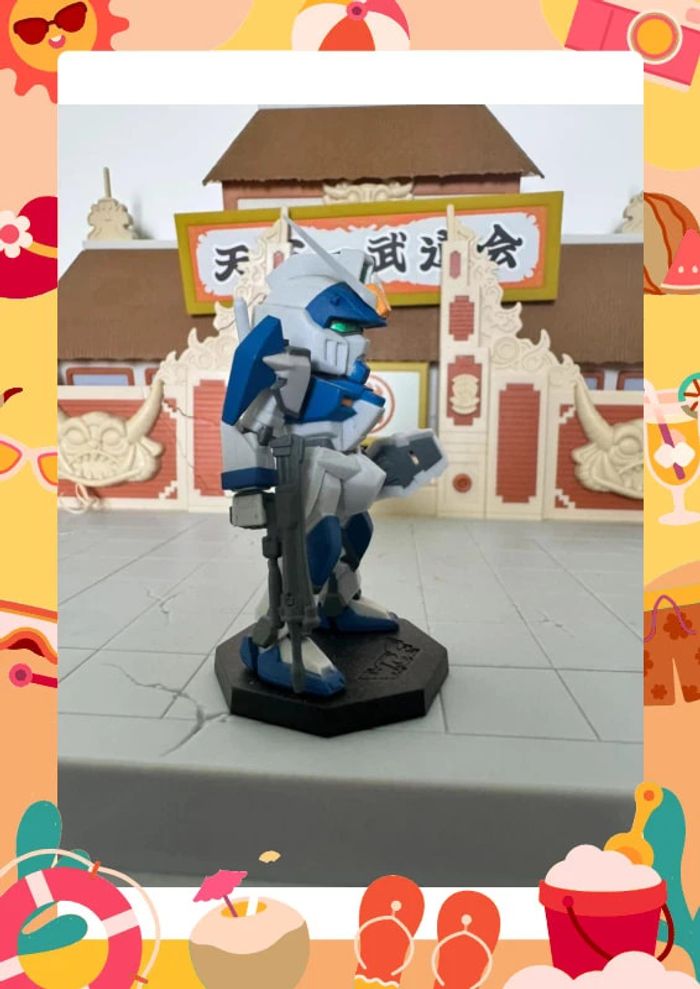 Mini figurine Gundam bras articulés - photo numéro 4