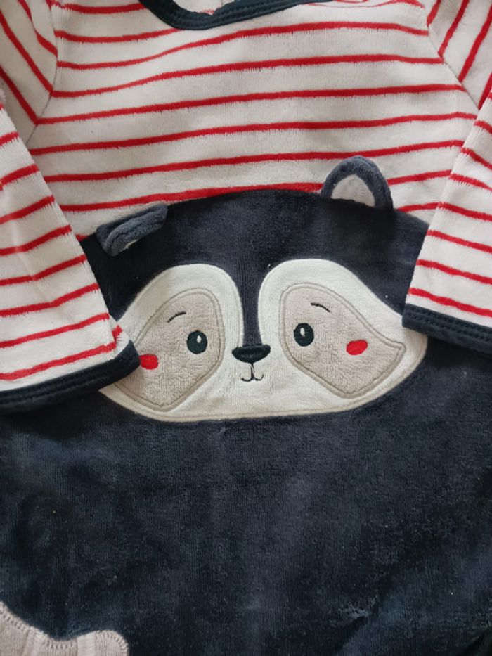 Lot de 2 pyjamas 6 mois - photo numéro 2