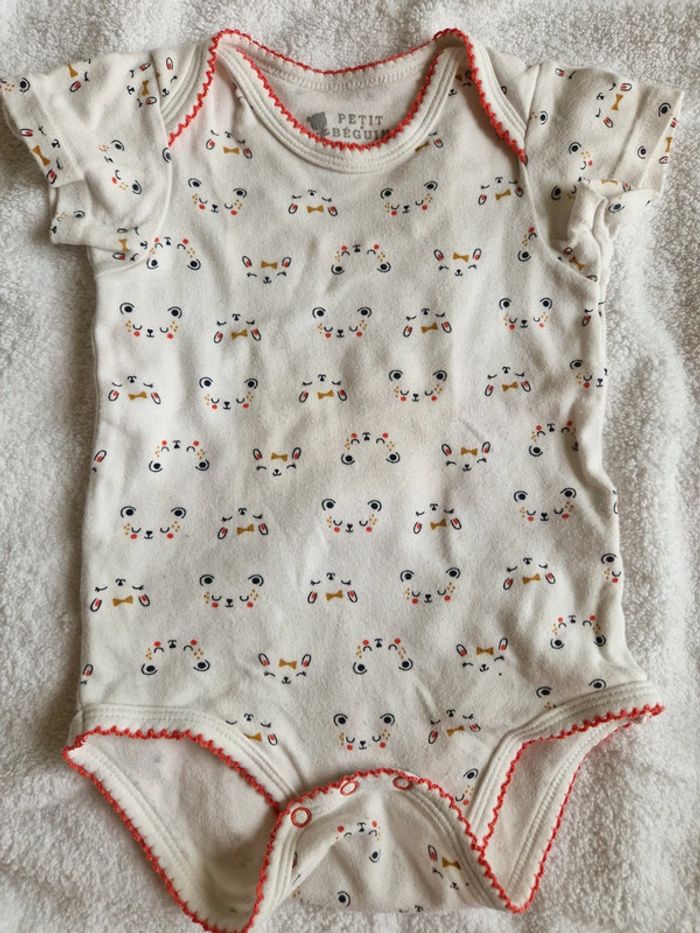 Lot de 6 bodies petit bateau petit beguin - photo numéro 12