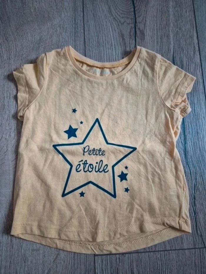 🌞 Lot 5 hauts été bébé fille 12 mois /80 cm Sequins, volants & couleurs - photo numéro 10