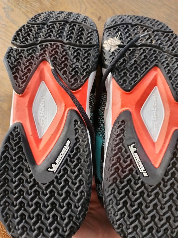 Chaussures Homme Babolat Jet Movea Noir/Bleu clair pour Padel T43 - photo numéro 5