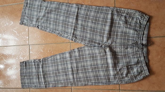 Pyjama homme 52 marron et crème Livergy