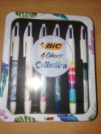 Coffret bic 4 couleurs collection neuf