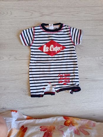 Combishort 3 mois Lee cooper bébé combi short été 62 cm