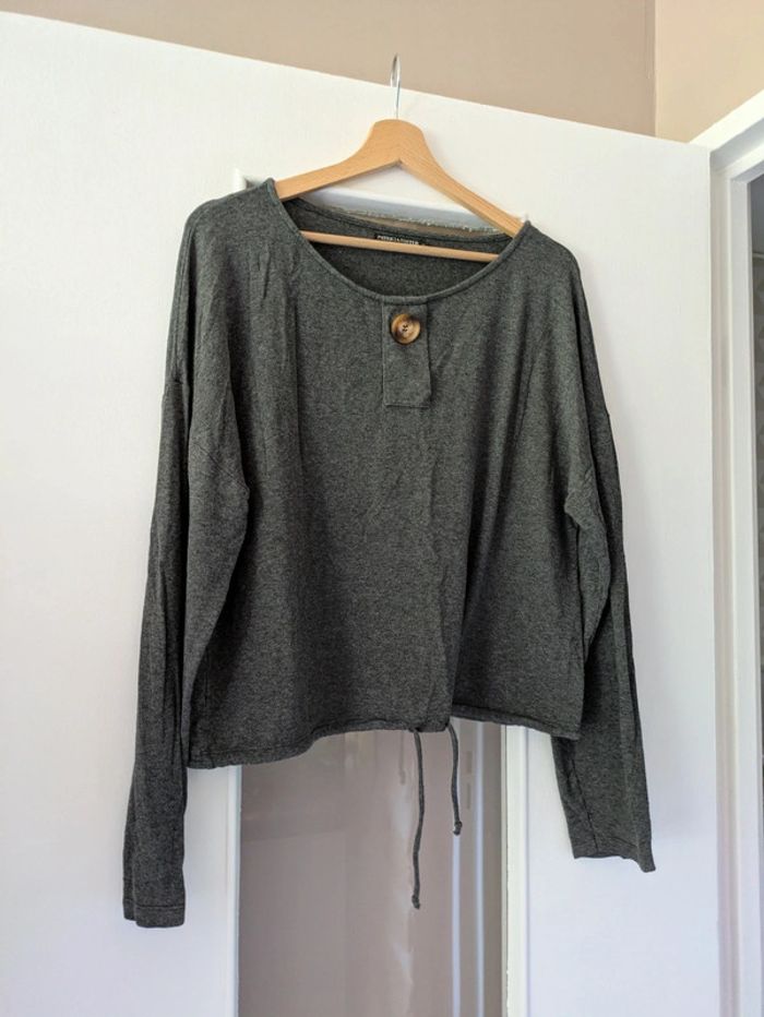 Joli t shirt femme gris chiné Patricia Foster taille 42/44