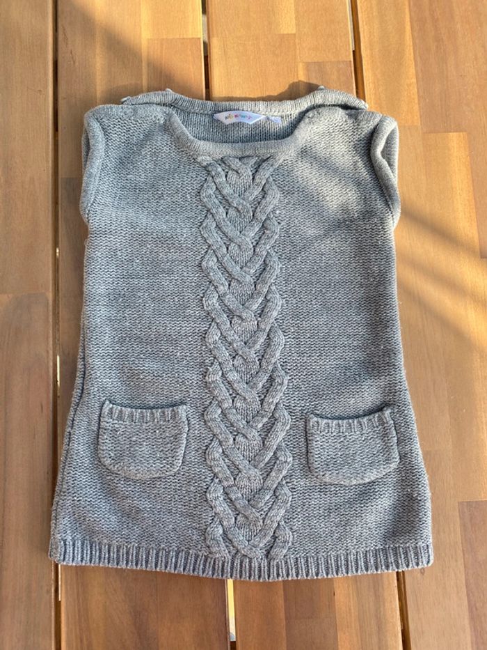Robe pull sans manches 18 mois