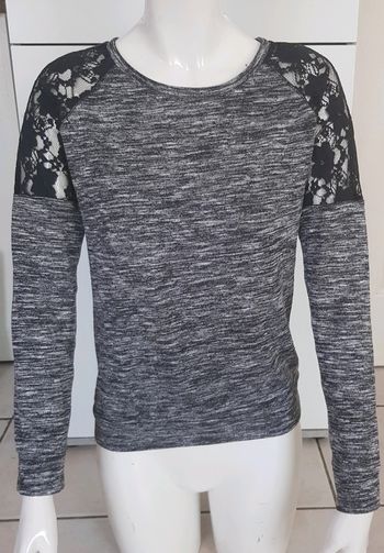 Pull avec de la dentelle