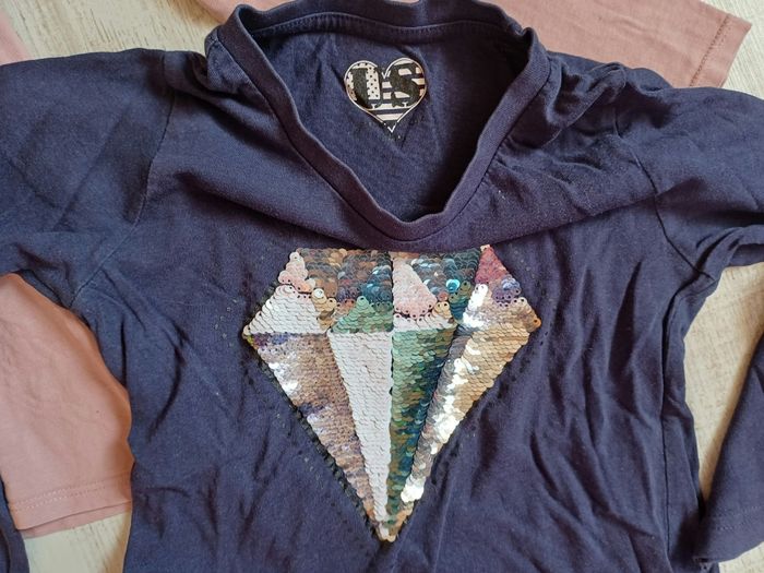 Lot 2 t shirts manches longues en 8 ans - photo numéro 3