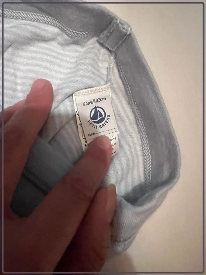 Caleçon long petit bateau taille 4 ans - photo numéro 2