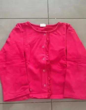 💖 Gilet enfant fuschia fille Lililotte – Taille 10 ans