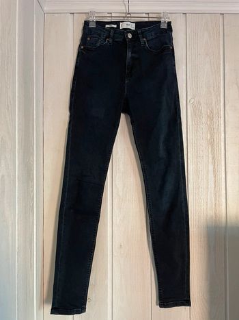 Jean foncé taille haute - Mango - 34