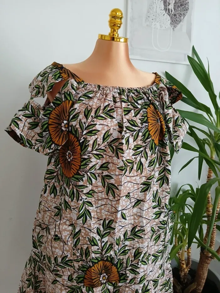 Robe Courte d'été à motifs Taille L🌿💝 - photo numéro 4