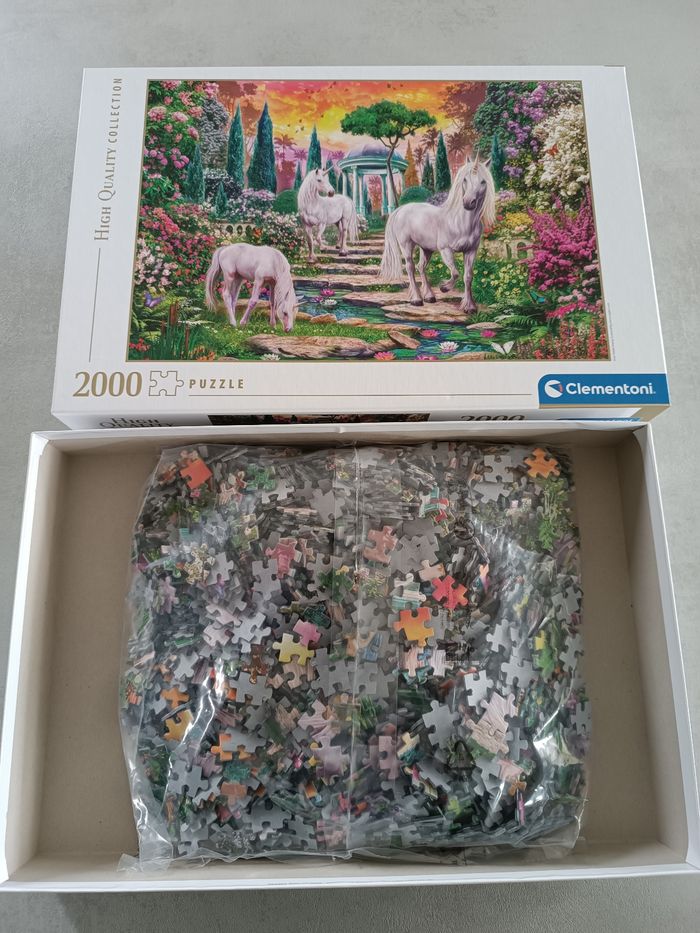 Puzzle jardin des licornes 2000p - photo numéro 4