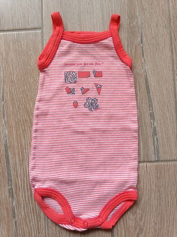 Body bretelles 6 mois