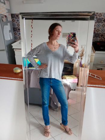 Pull femme L type Marin c8