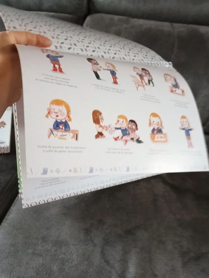 Chevalet avec 12 affiches mémo petits rituels de l'école maternelle - photo numéro 4