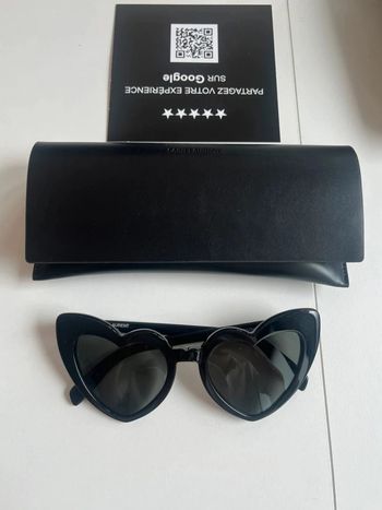 Saint Laurent Lunette Noir Loulou Made In Italy