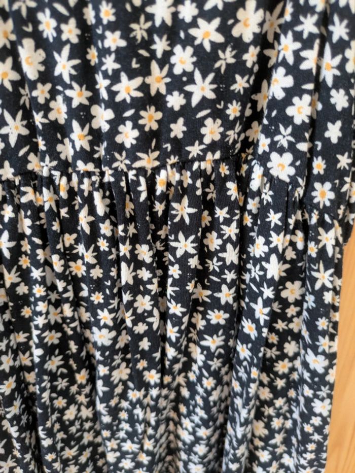 Robe légère fille fleurs bleue - photo numéro 3