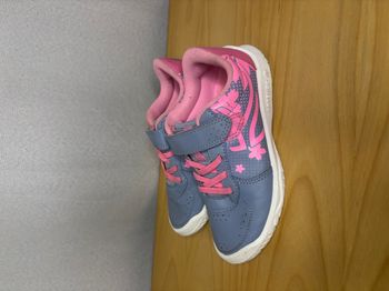 Baskets fille à scratch, Artengo TS170JR Sakura, 31