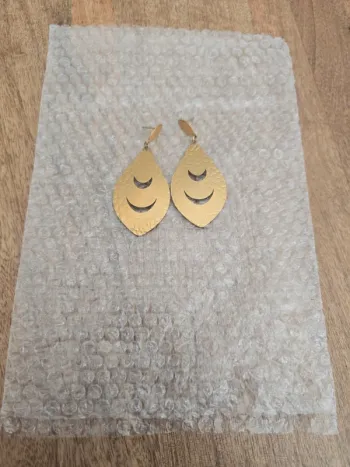 Boucles d'oreilles acier