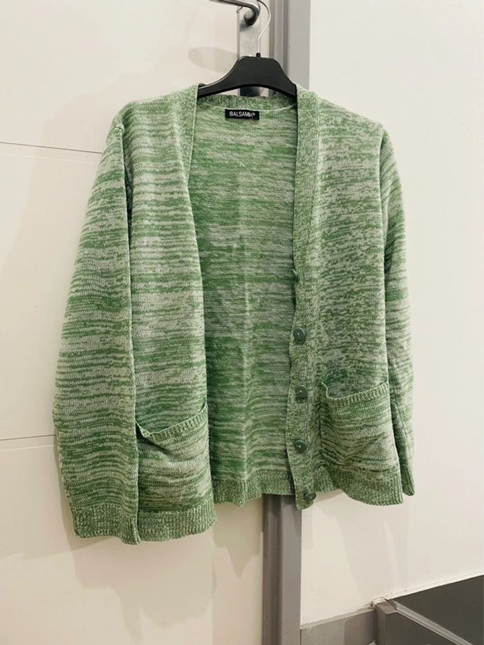 Gilet vert clair femme taille 42/44