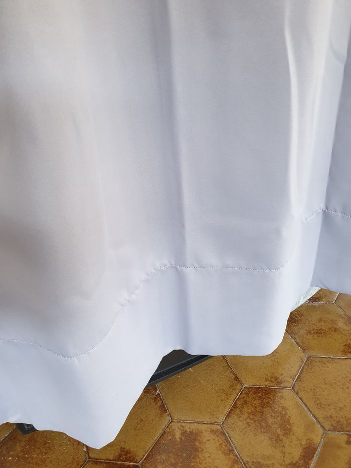 Rideau gris a oeillets - photo numéro 4