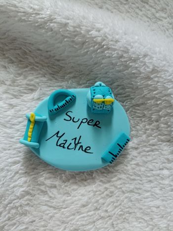 Magnet super maître thème école