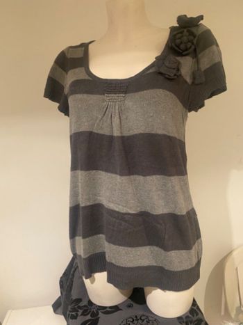 Haut gris foncé et clair