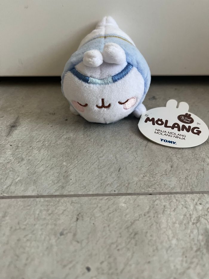 Peluche molang bleu