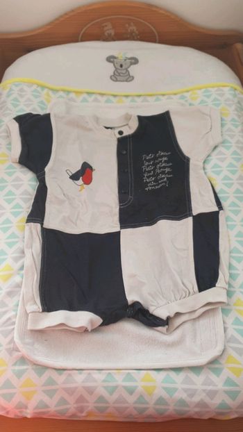 Combishort Jean Bourget 6 mois