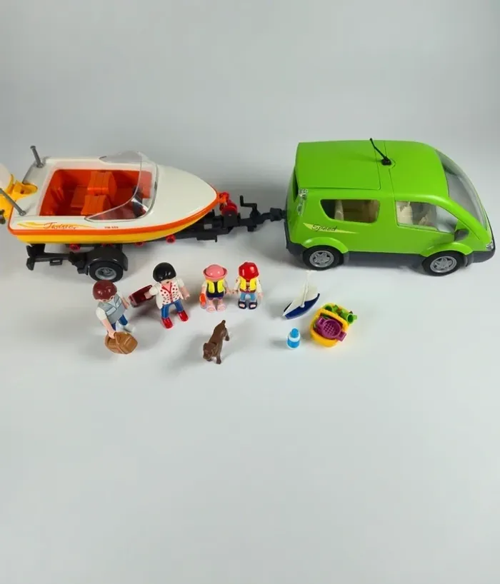 Playmobil Voiture avec Remorque pour bateau - photo numéro 3