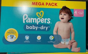 Pampers mega pack baby dry taille 4