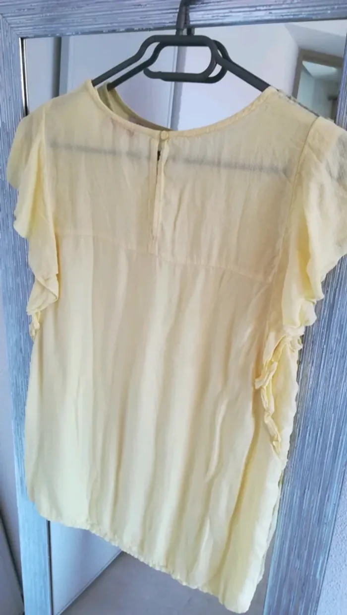 Blouse jaune camaïeu - photo numéro 3