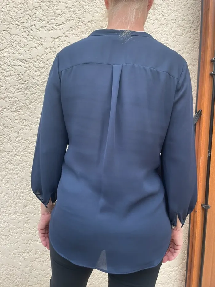 Blouse bleu marine - photo numéro 2