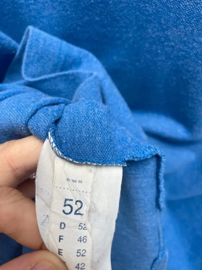 Sergio Tacchini vintage polo bleu L/XL - photo numéro 6