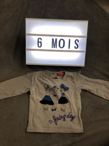 T-shirt manches longues 6 mois