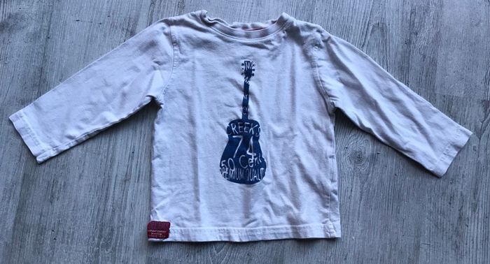 Tee shirt blanc 24 mois Creeks