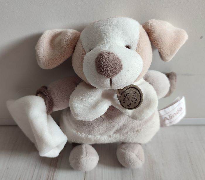 Doudou chien la Compagnie des Petits pour alinea