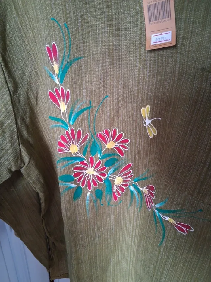 Blouse bohème en coton - Neuve - photo numéro 3