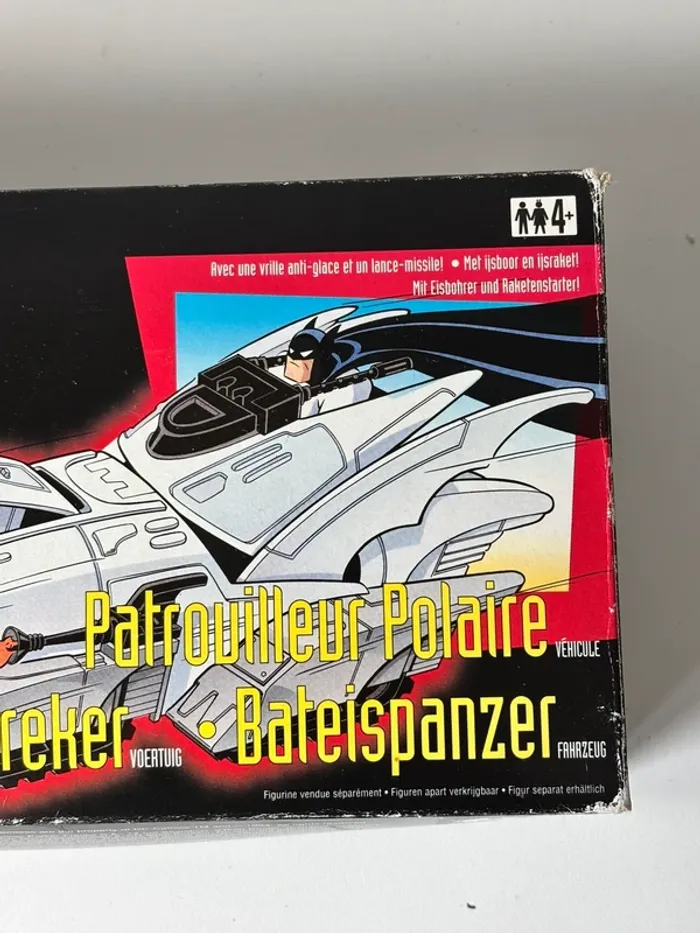 Véhicule voiture Batman figurine vintage complet Kenner la série animée , patrouilleur polaire - photo numéro 2