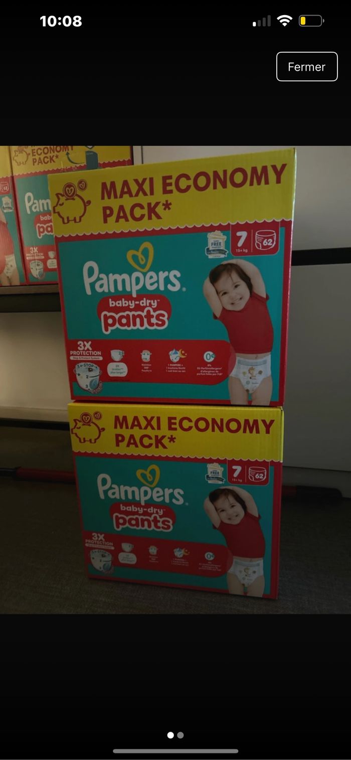 Couche Pampers pants
