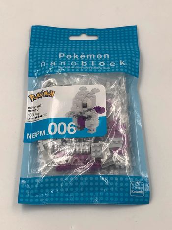 Nano Block Pokémon Mewtwo a construire 130 pièces