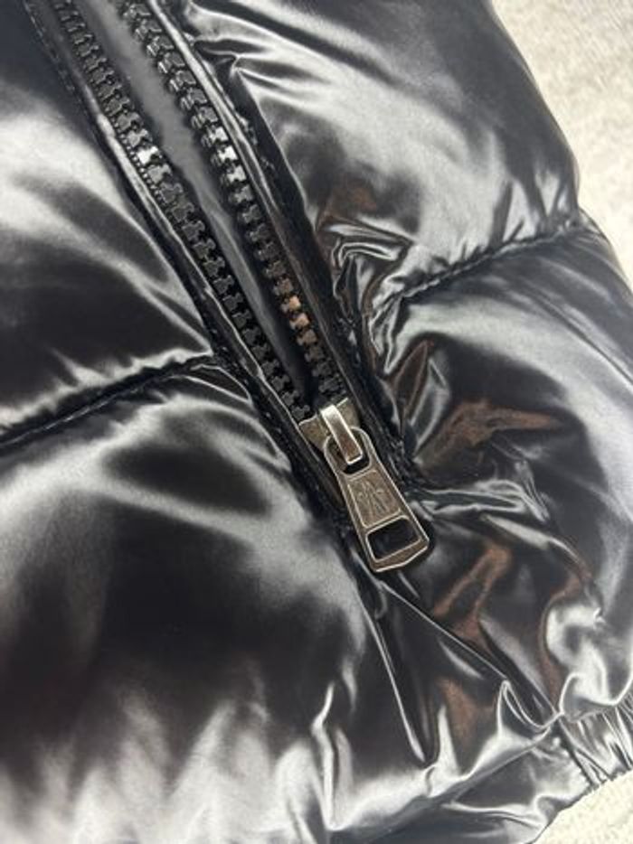 Doudoune Sans Manches Moncler Maya Noire Brillante - photo numéro 6