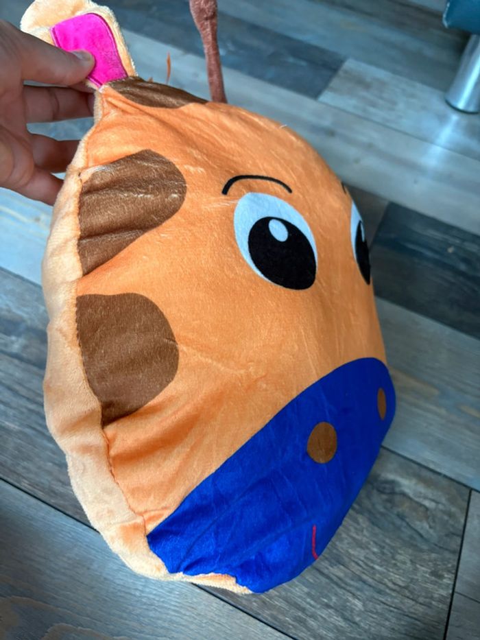 Sac à dos enfant 2en1 peluche neuf girafe - photo numéro 5