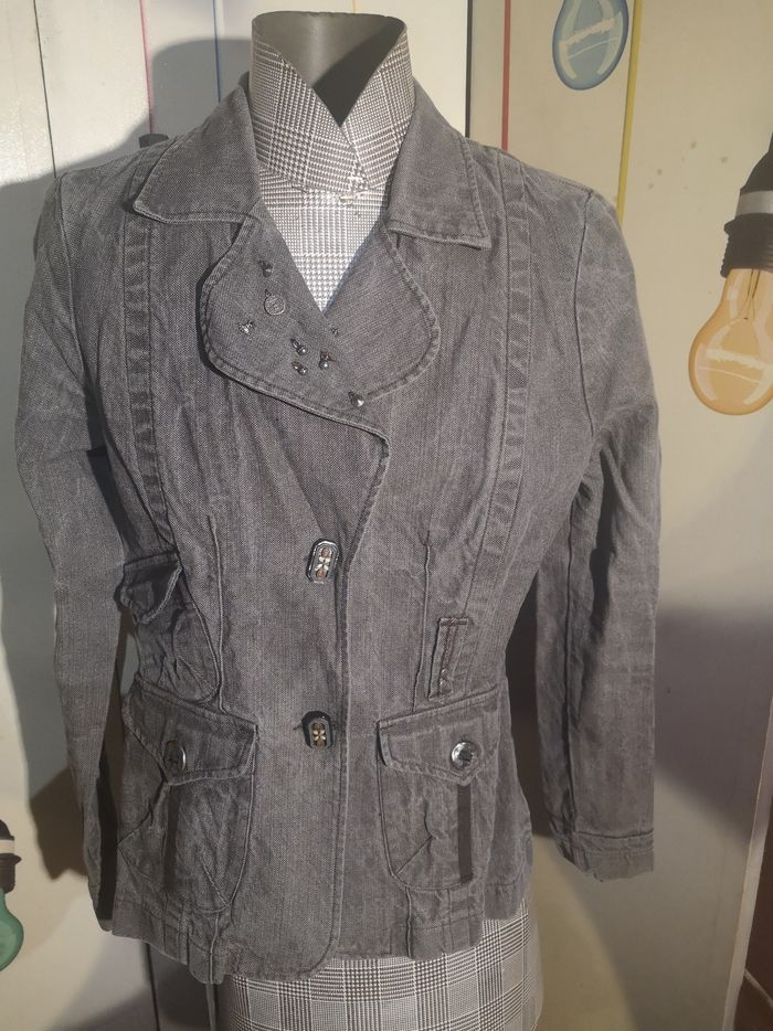 Veste femme grise