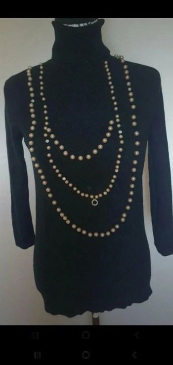 Pull col roulé habillé