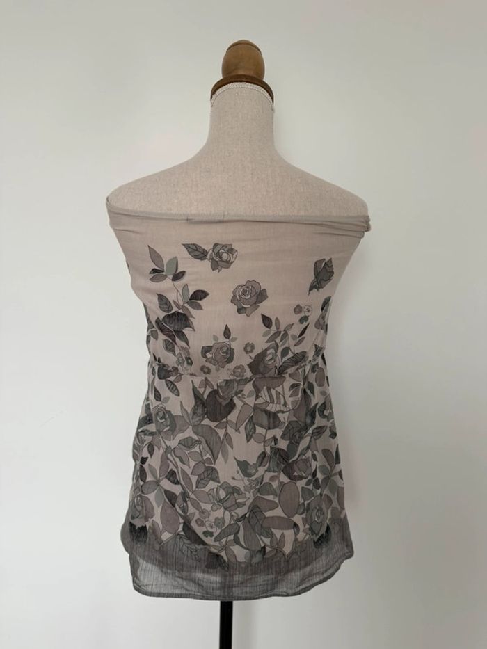 T-shirt Bustier sisley S jersey maglia Camiseta Blouse chemise camisa Camicia Overhemd folder Blusa - photo numéro 3