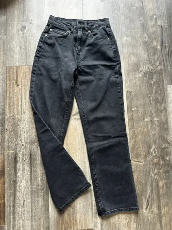 Jean droit slim noir – taille haute – ASOS – Neuf avec étiquette